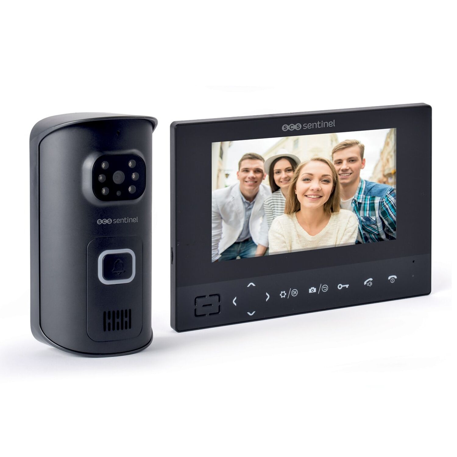 Portier vidéo couleur s/fil AirVisio 200 SCS SENTINEL