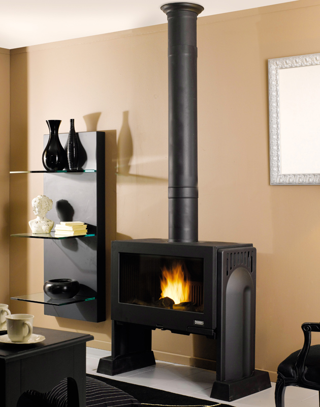 poele bois cubeco 14kw  GODIN