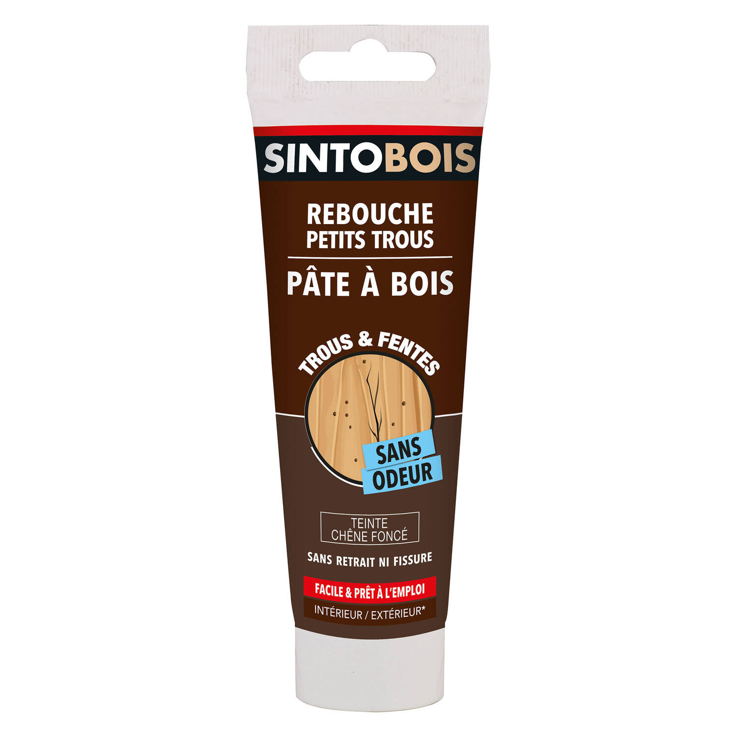 Pâte à bois à l’eau chêne foncé 80gr - SINTO