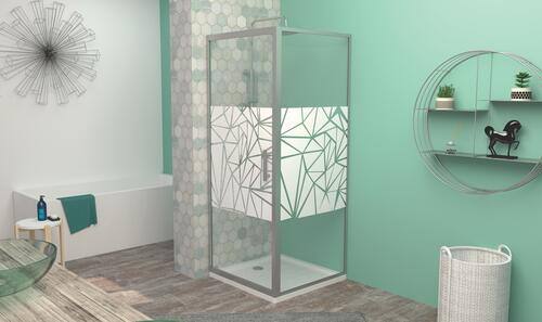 Receveur de douche à poser Meri 90x90x6,5cm Grès Blanc - ONDEE