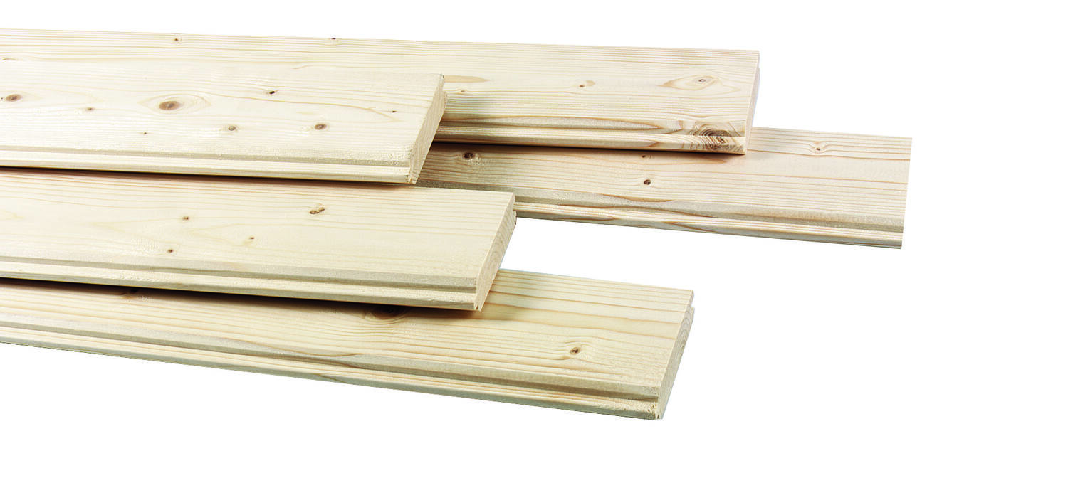 Lot de 5 Lames à volet   20 x 88 mm - sapin