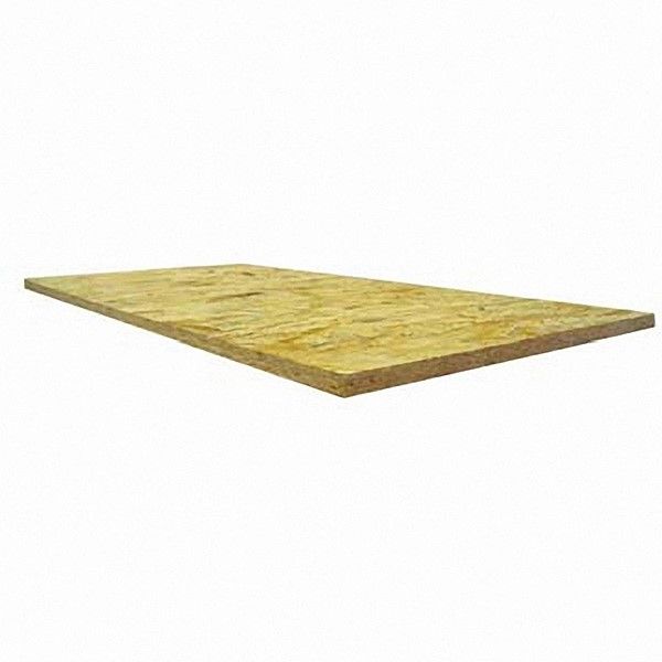 Panneau osb3. Dimensions : 250 x 125 cm Épaisseur : 18 mm