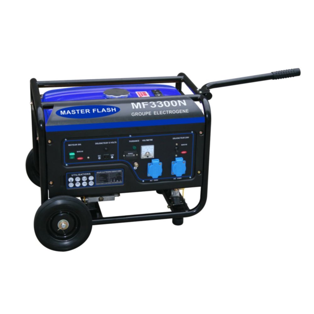 Groupe electrogène 3300W 4 temps - MASTER FLASH