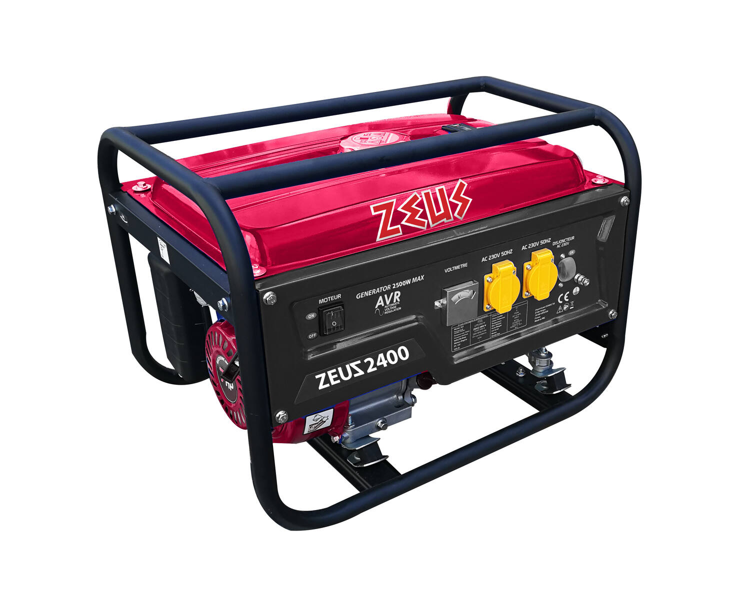 Groupe électrogène Zeuz 2400 4 Temps 2,9KVA 2400W maxi - DOMAC