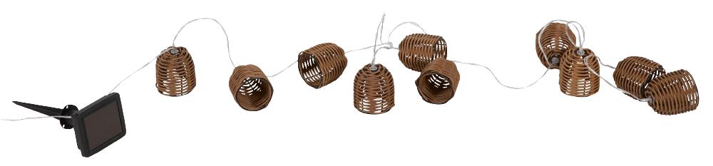 Guirlande solaire LED Formentera 3,80m Durée 8H - LUMISKY