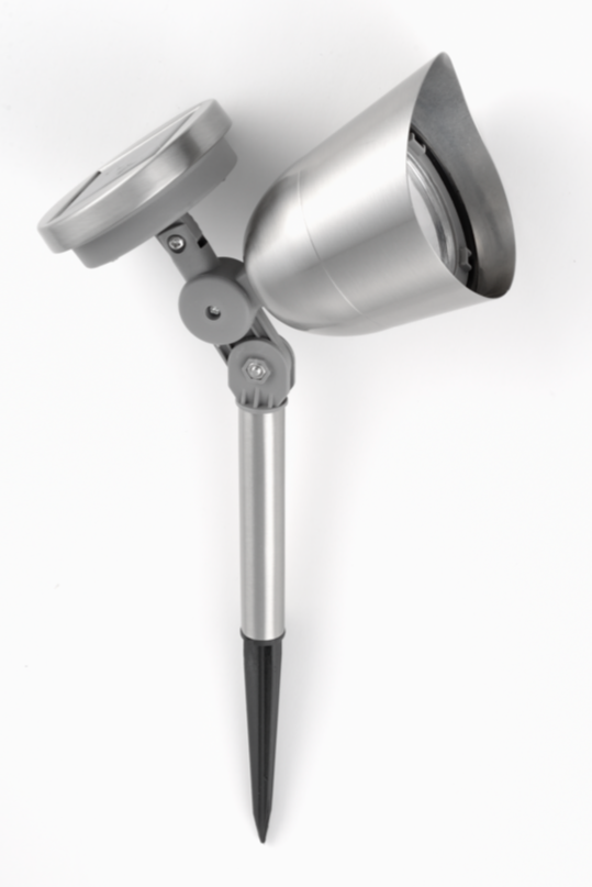 Spot solaire en inox brossé - GALIX