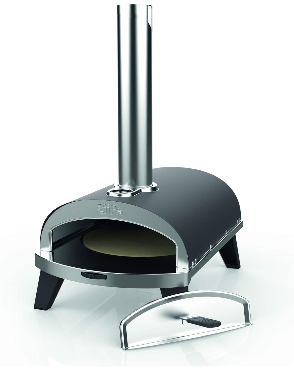 Four à pizza à pellets Piana Ardoise - ZIIPA
