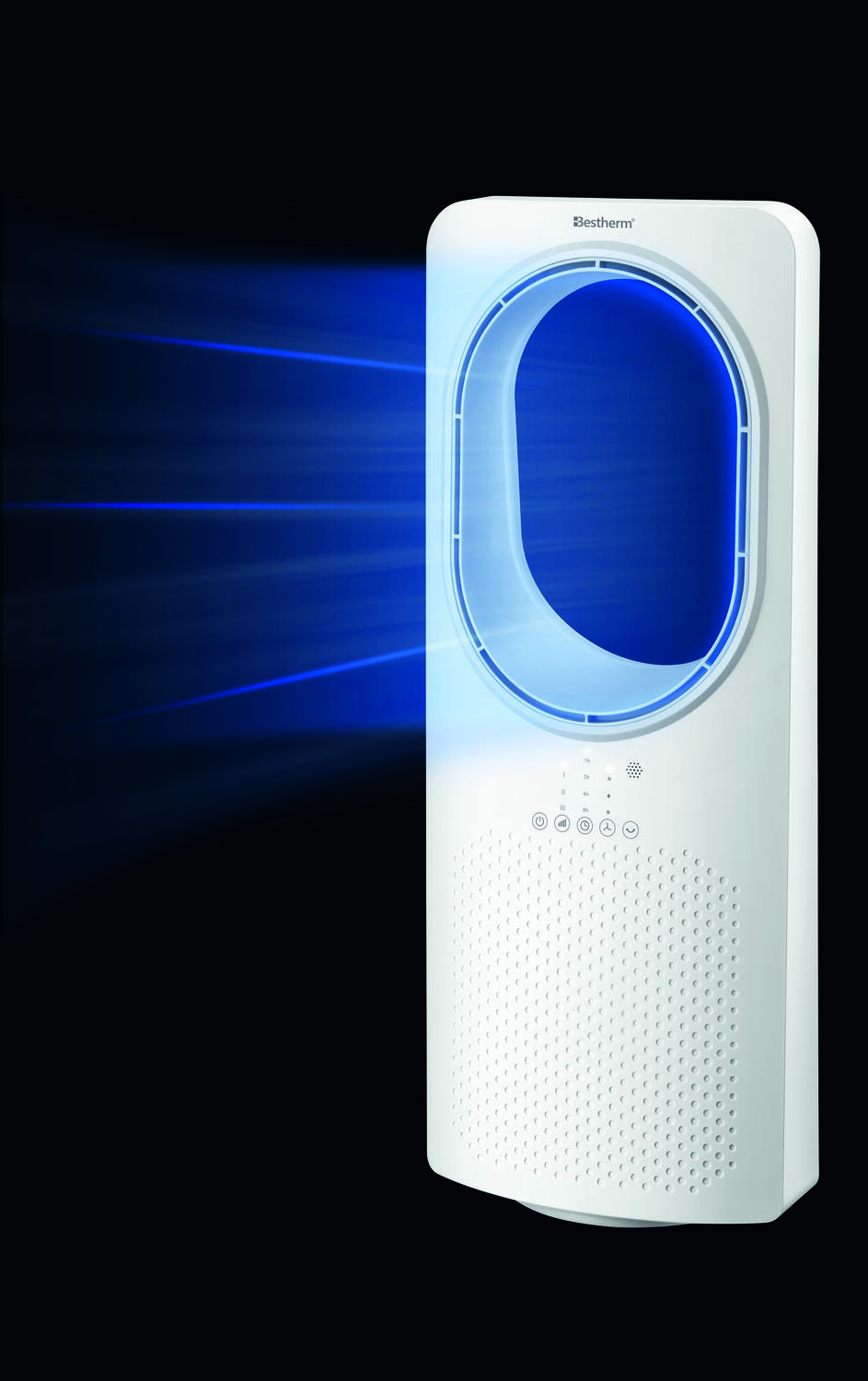 Ventilateur sans pale Bestherm 50W Air Flow Exhale blanc