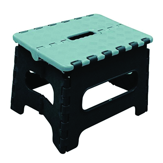 Marchepied plastique noir/gris