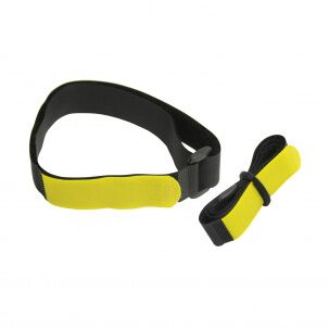 2 sangles multiusage 2,5x40cm noires - LE CROCHET FRANÇAIS