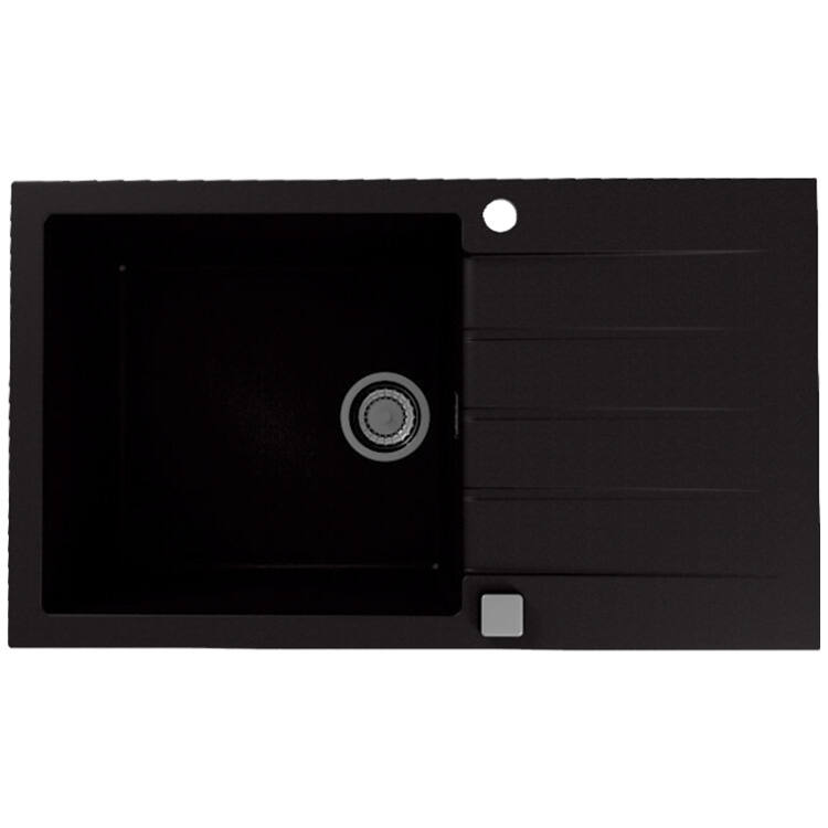 Evier 1 bac 86x50cm Cadit+ noir - DIADEM