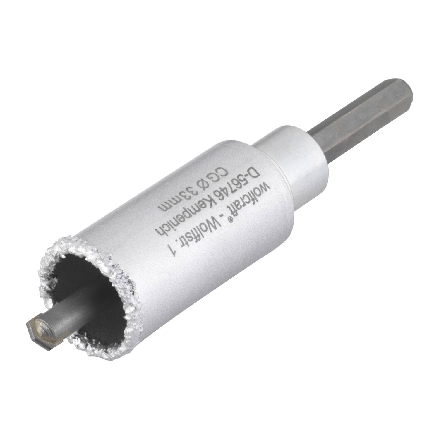 Trépans maçonnerie traversants et prêts à l'emploi ø 33mm - WOLFCRAFT