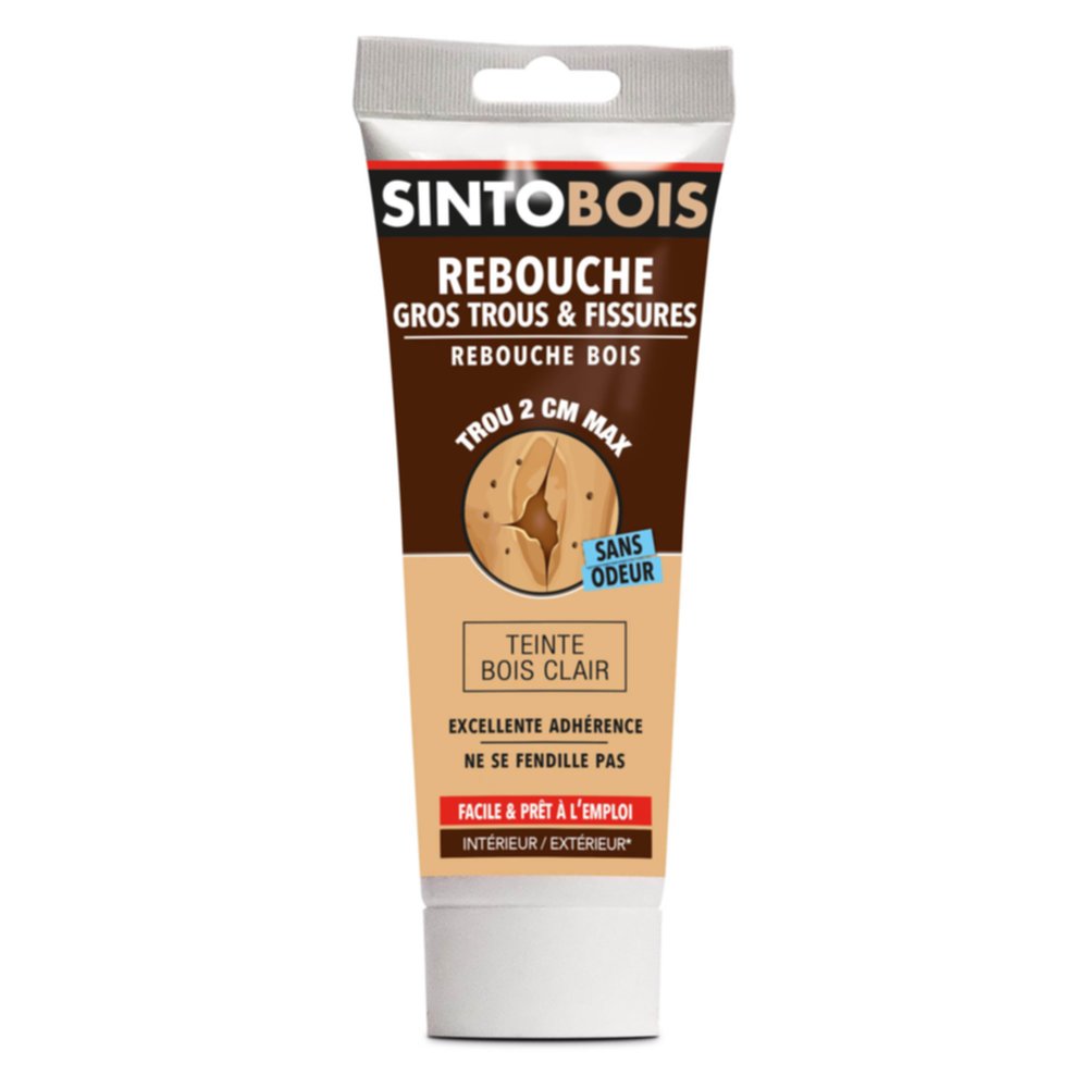 Enduit rebouche bois prêt à l'emploi 330gr - SINTO