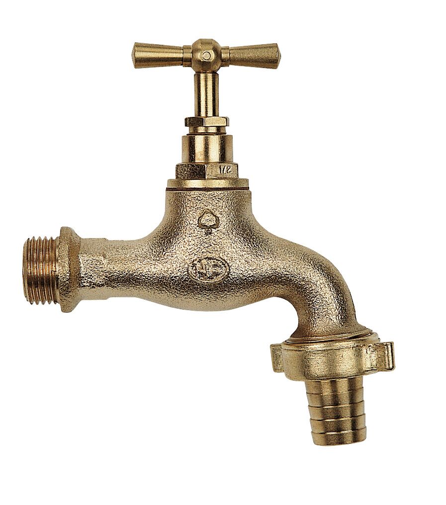 Robinet de puisage brossé à nez d'arrosage Ø15 mm - SPID'O