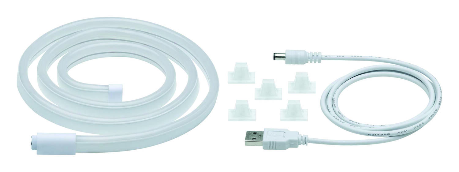Strip Néon USB Colorflex Rose 1m 4,5W 5V Blanc