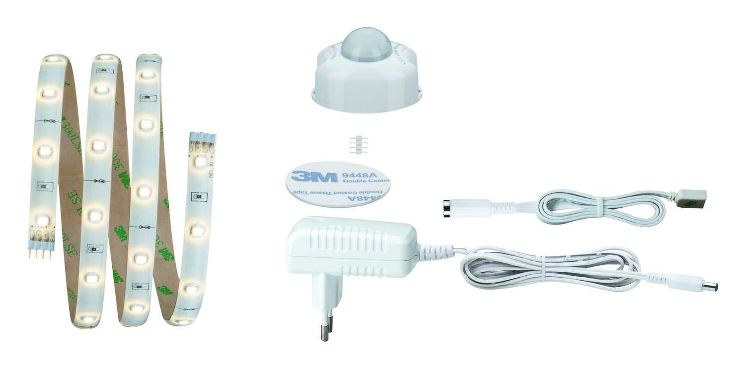 Ruban lumineux avec détecteur YourLED Blanc 1m 3W 12V - PAULMANN