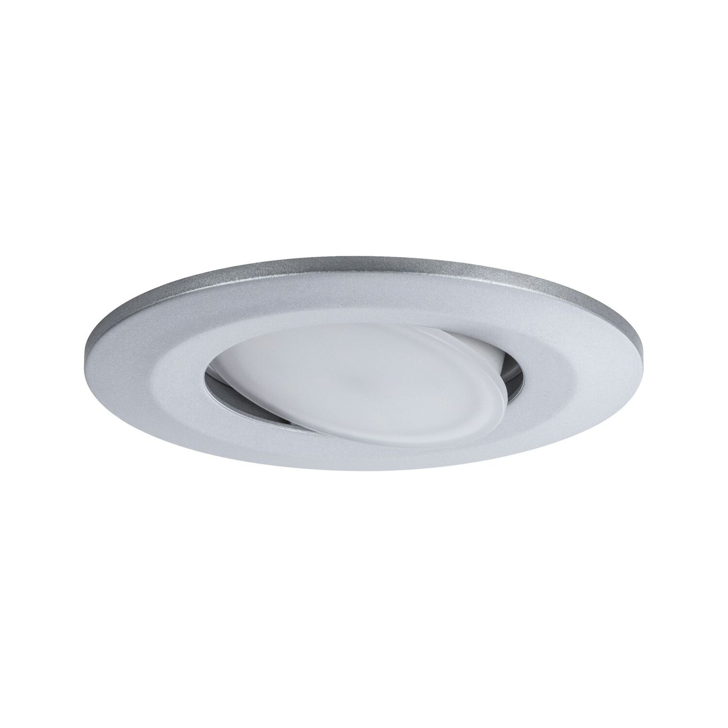 Spot encastrable LED Calla rond orientable 680lm 6W chromé mat