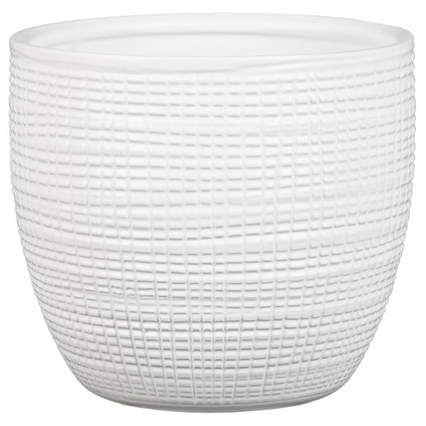 Cache-pot 12cm blanc