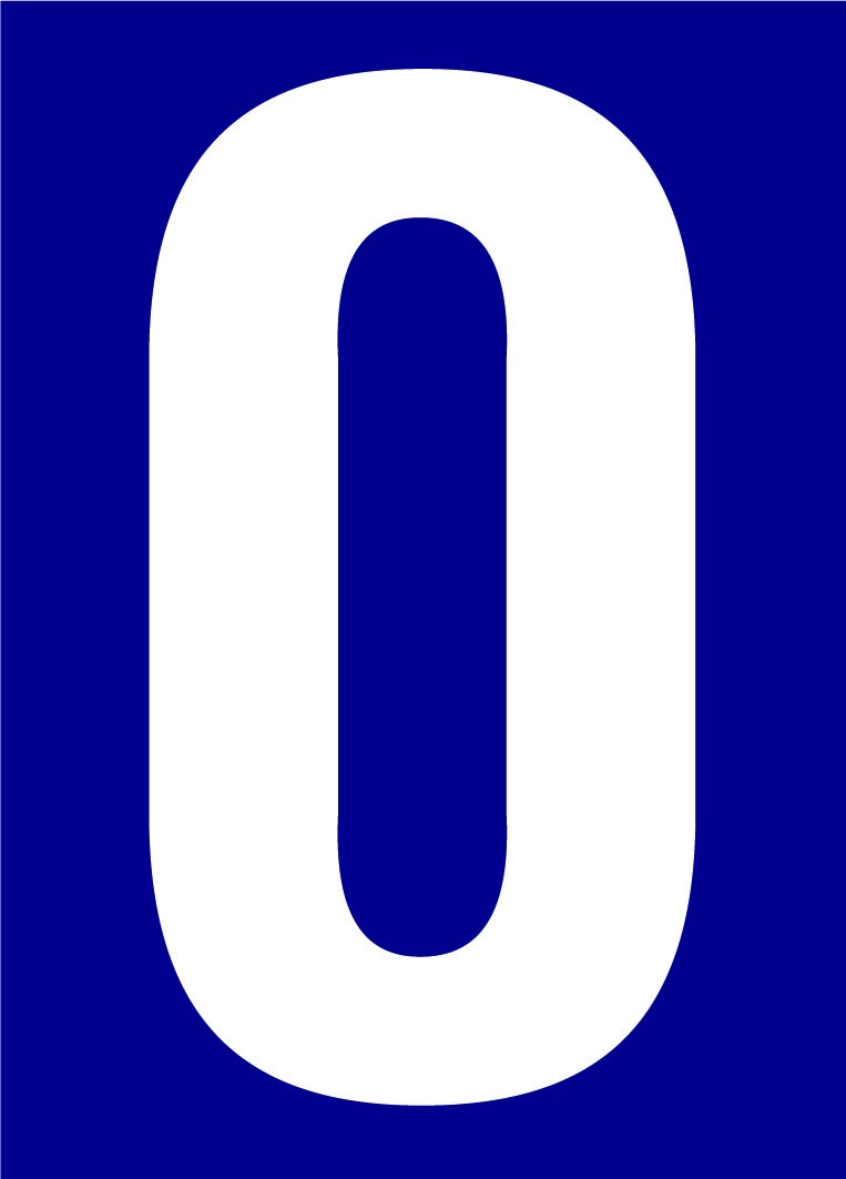 Chiffre numéro de rue 