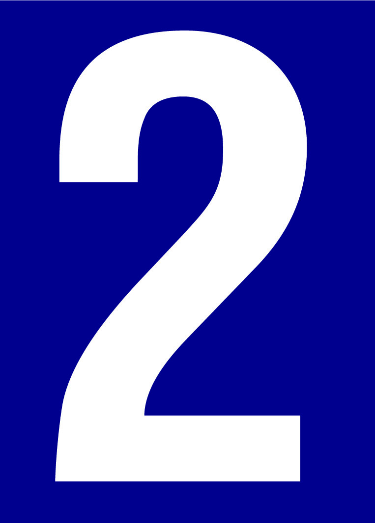 Chiffre numéro de rue 