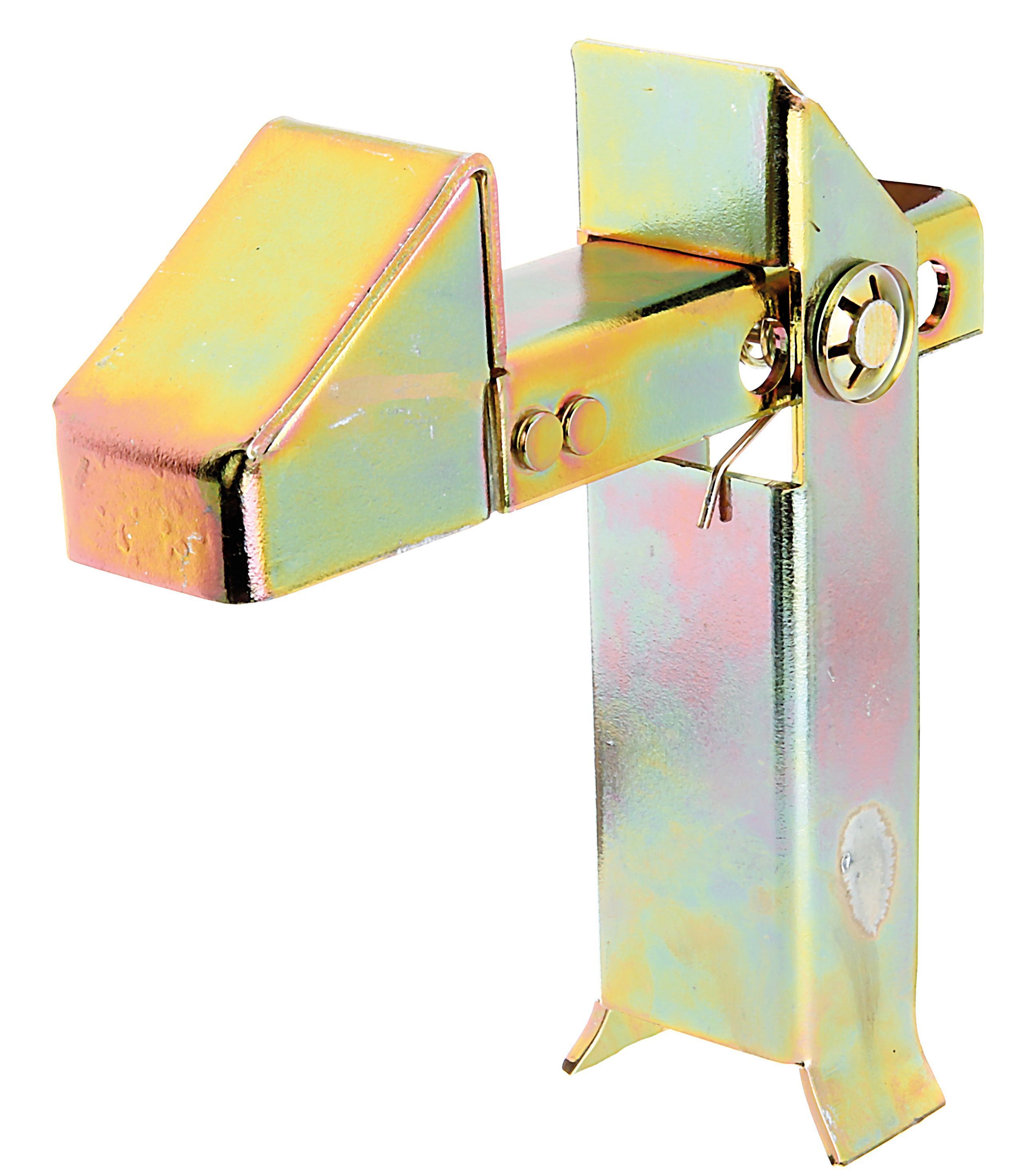 Arrêt de portail ressort zingué à bétonner 185x200