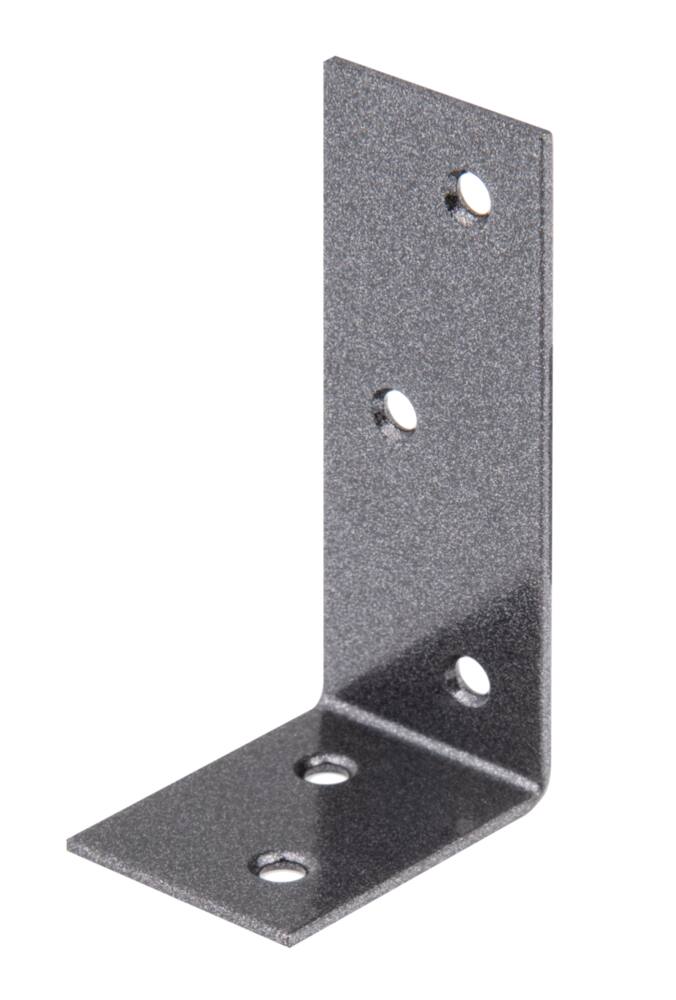 Équerre noir diamant Duravis® 40x80x30mm - ALBERTS