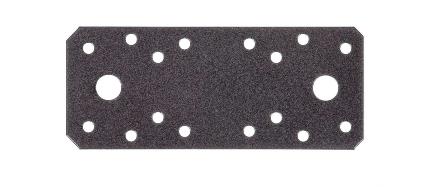 Platine noir diamant Duravis® 133x55mm - ALBERTS