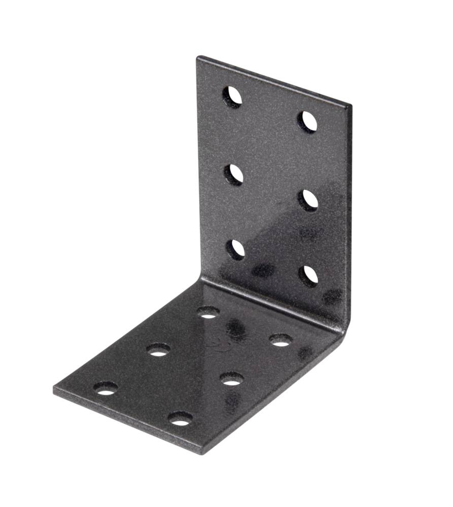 Équerre noir diamant Duravis® 60x60x40mm - ALBERTS