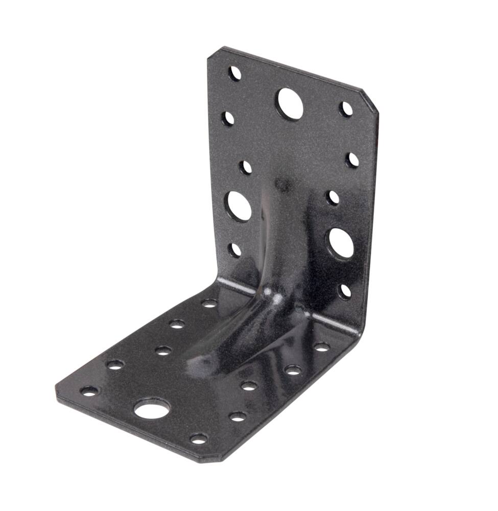 Équerre renforcée noir diamant Duravis® 90x90x65mm - ALBERTS