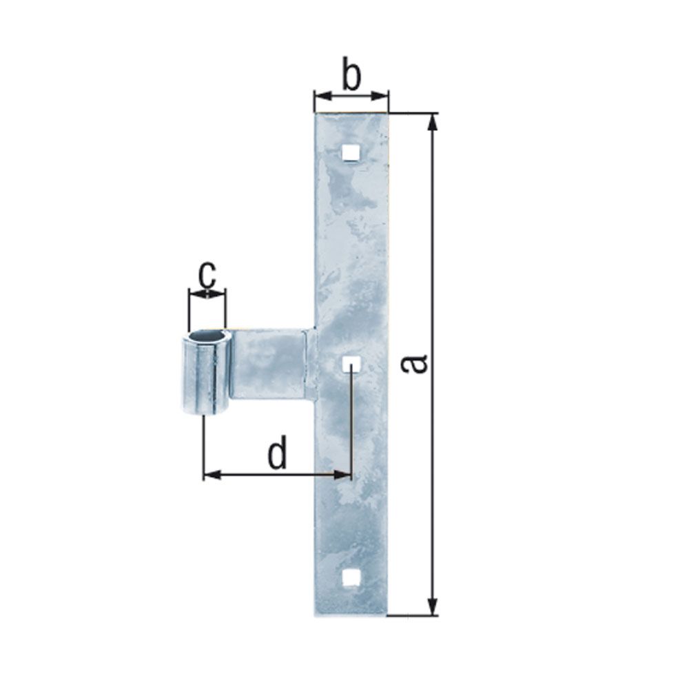 Charnière milieu droite CATA 250 Ø14
