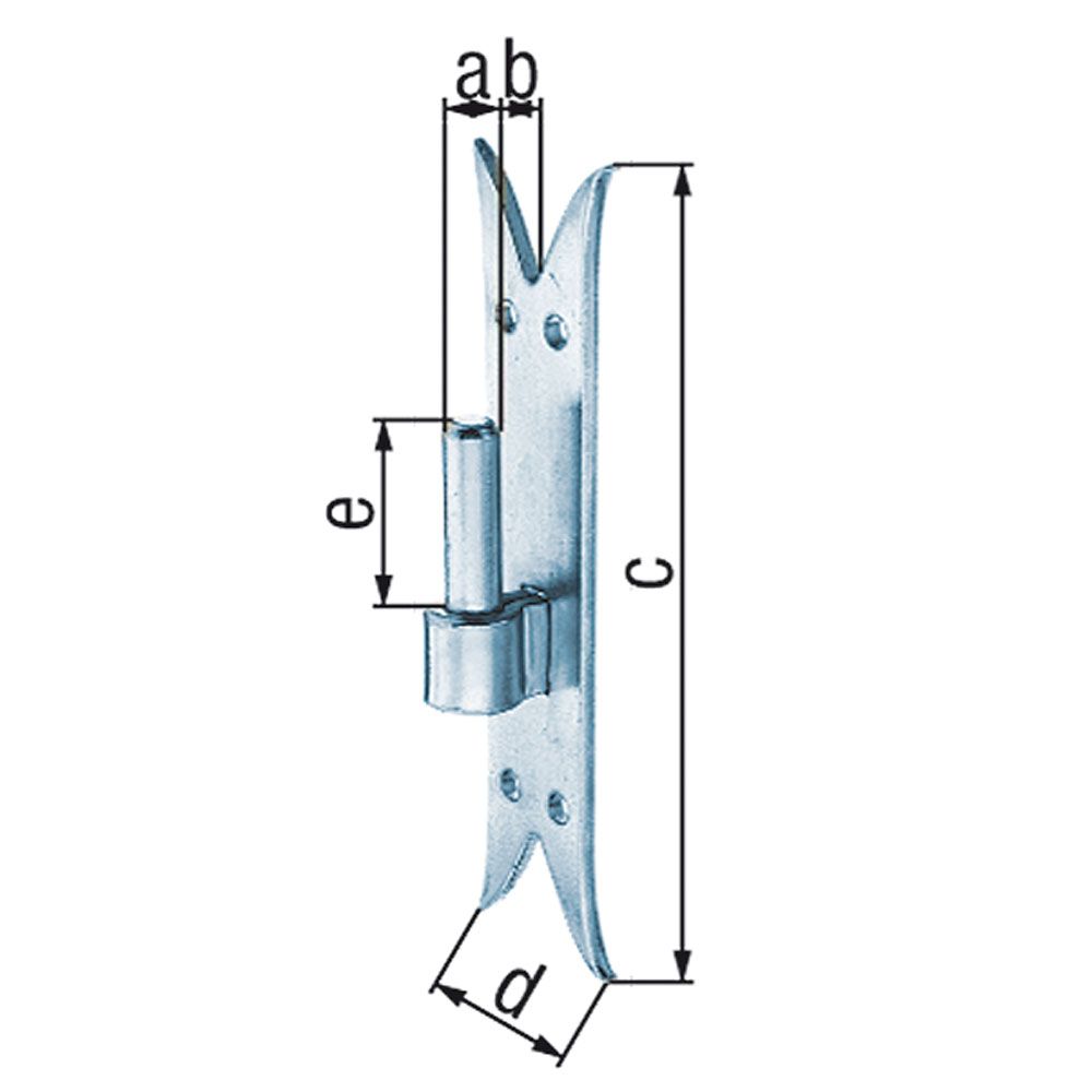 Gond platine DI QC CATA Ø16/205