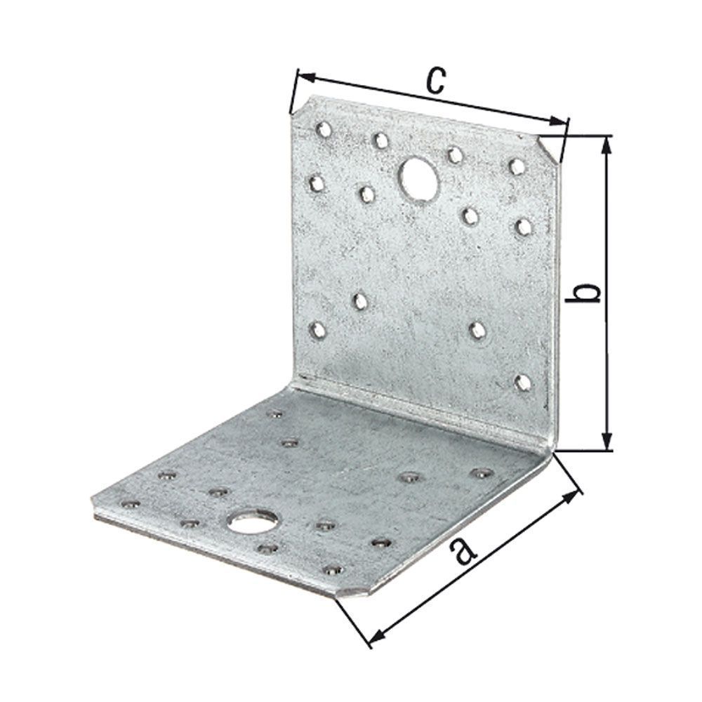 Équerre d'ass.galv S 70x70x55 cond.50pcs