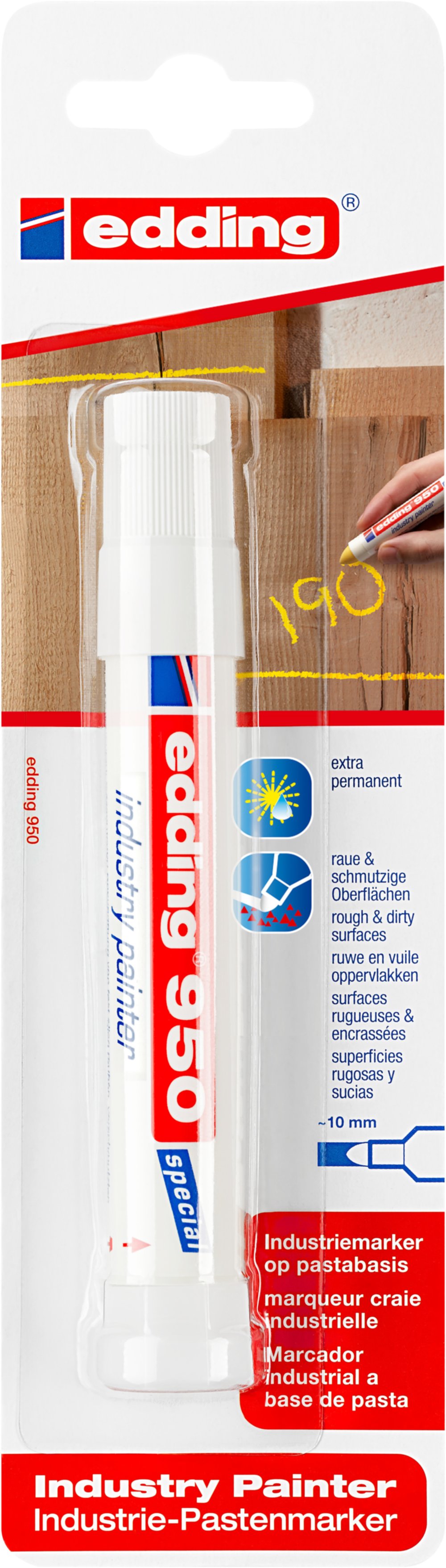 950 Marqueur spécial industrie blanc