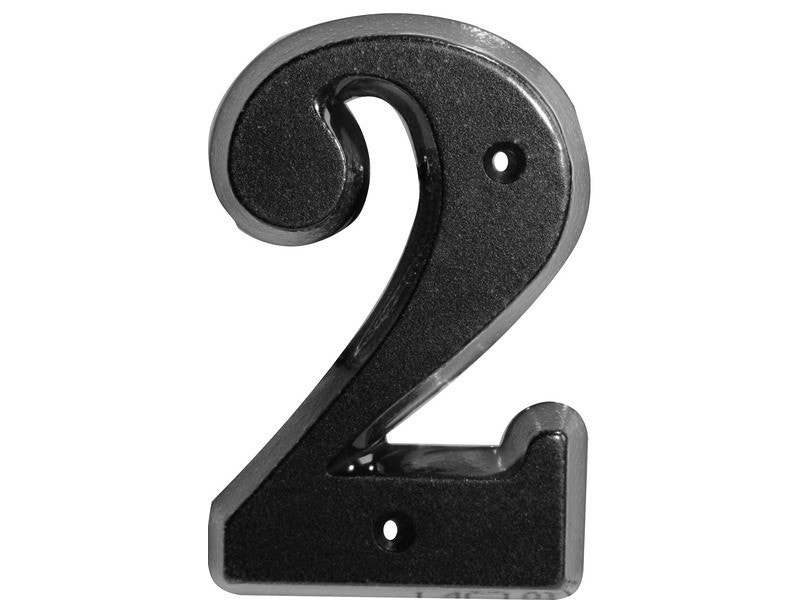 Chiffre zamak noir 2 - NOVAP