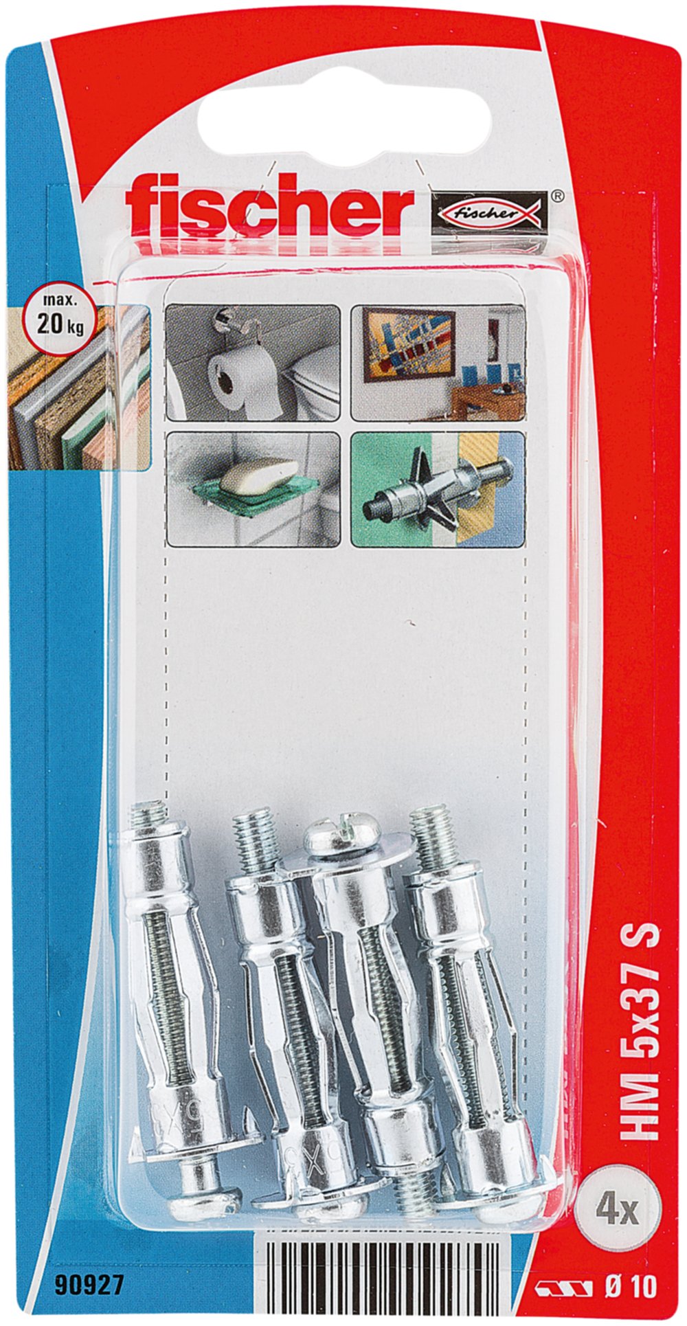 Cheville métallique HM 5x37 avec vis