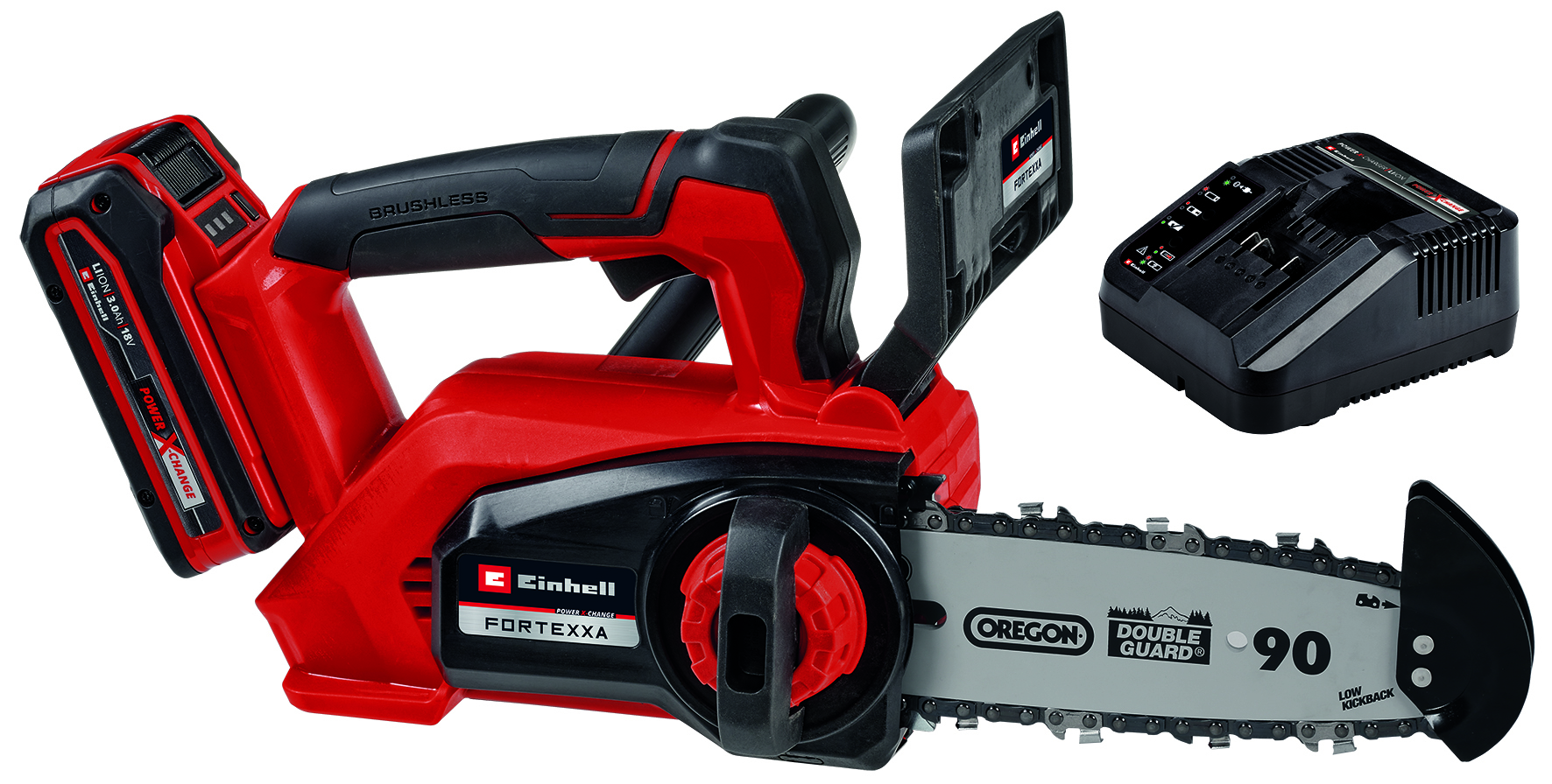 Tronçonneuse sans fil fortexxa 18/20 th 18 v + 1 batterie 3 ah