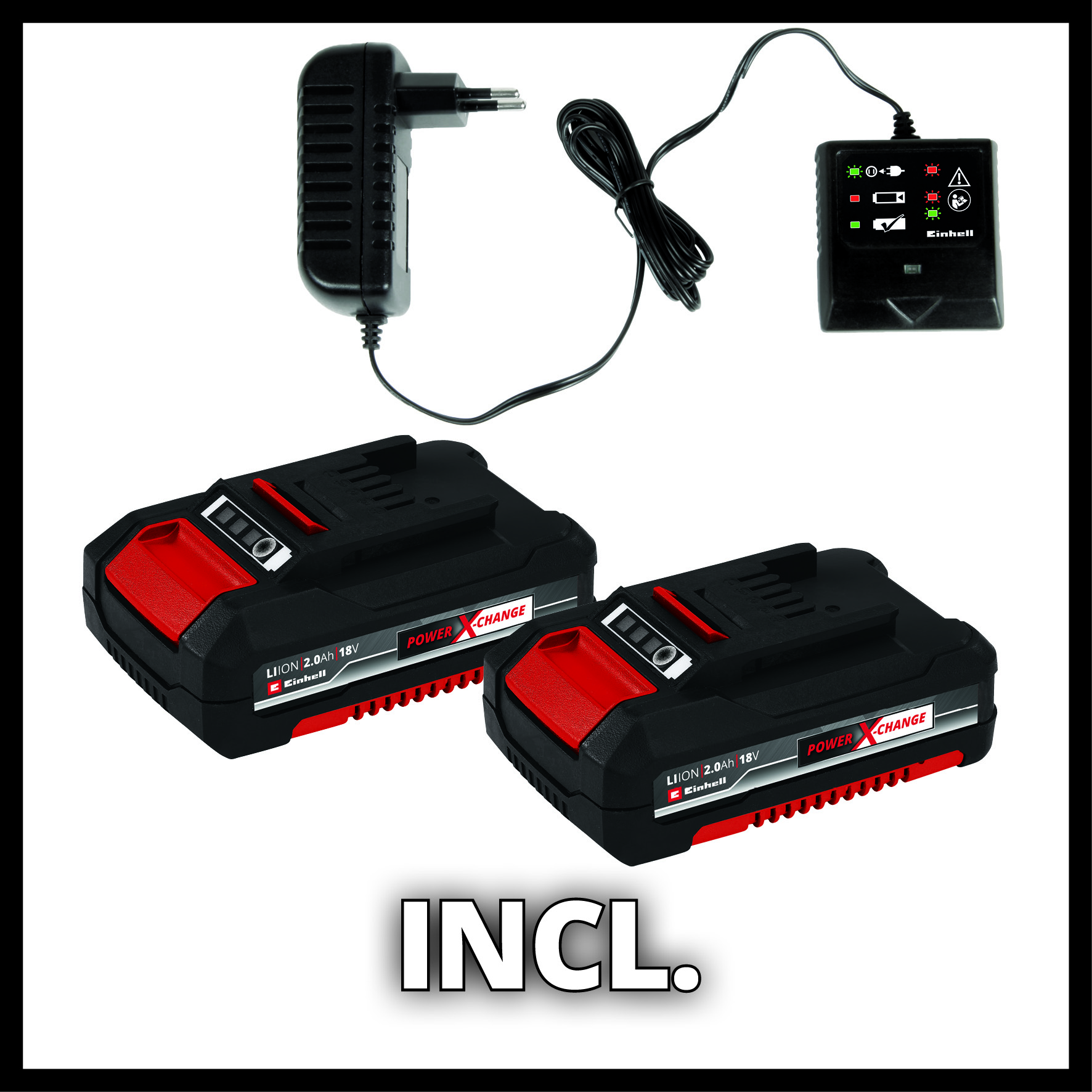 Perceuse-visseuse TE-CD 18V + 2 batteries 2Ah - EINHELL