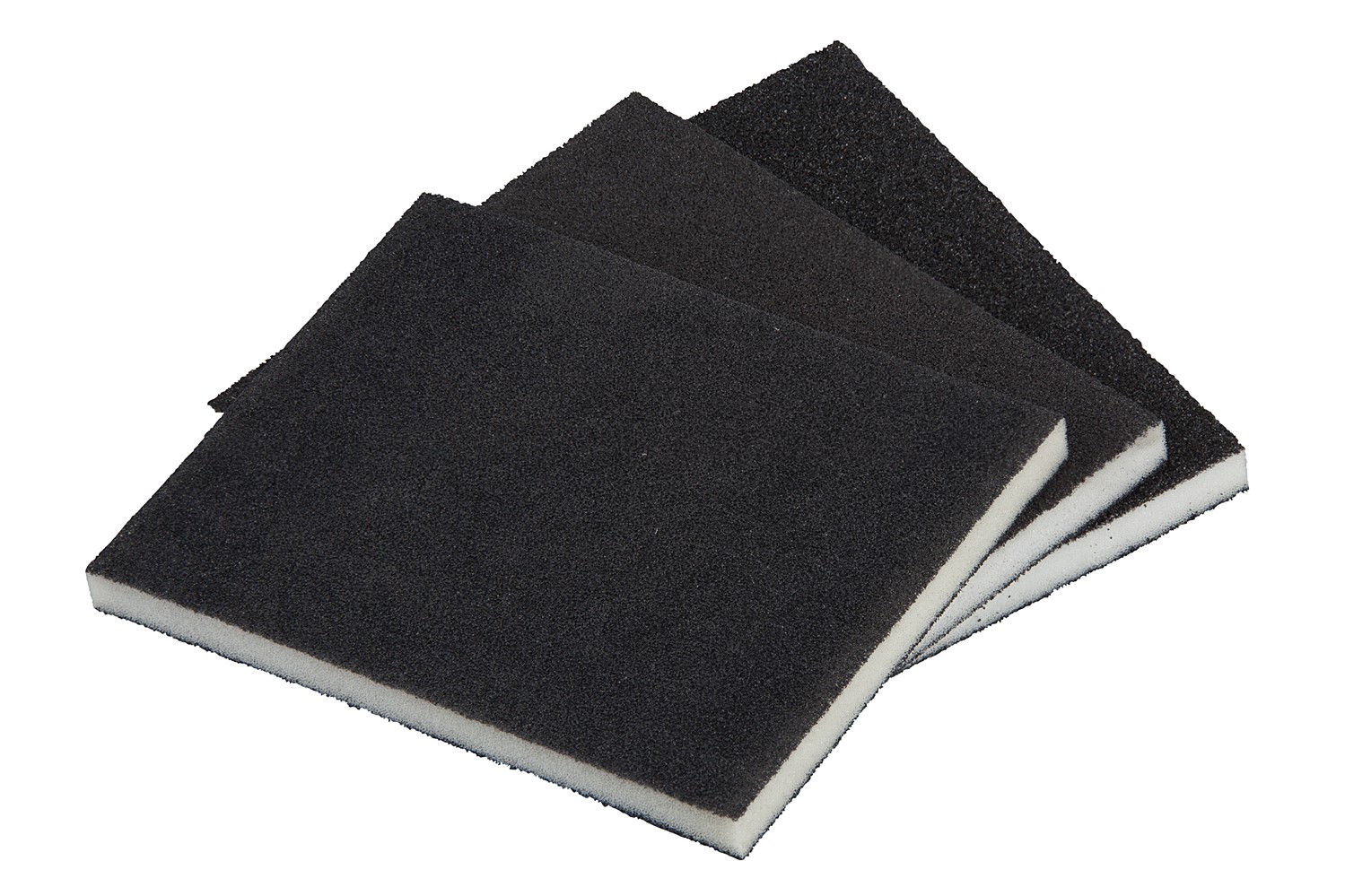 3 Eponges abrasives Grain fin/moyen/gros