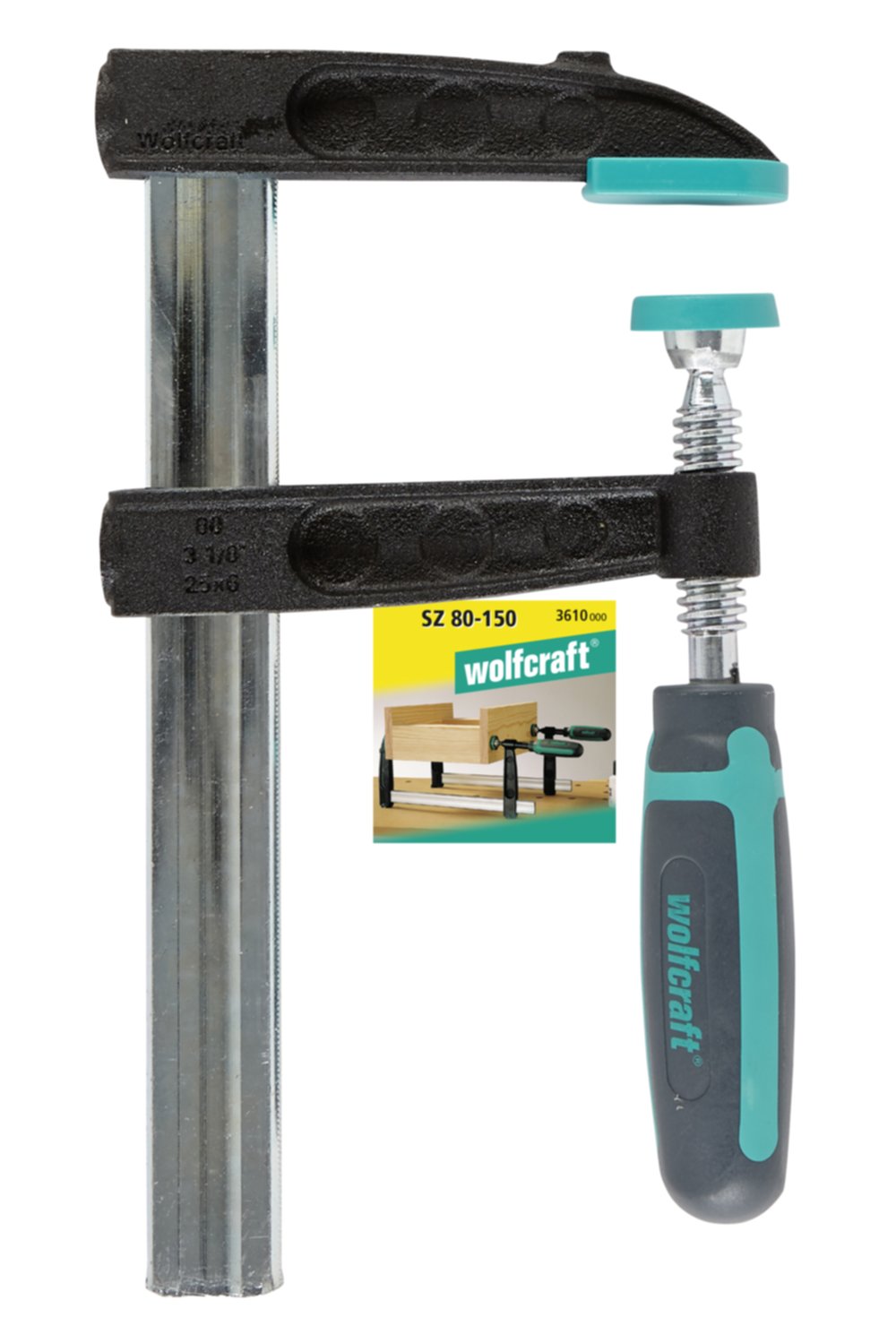 Serre-joint à vis 80-150 mm - WOLFCRAFT