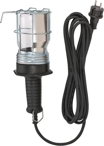 Lampe baladeuse caoutchouc 100W Noir 