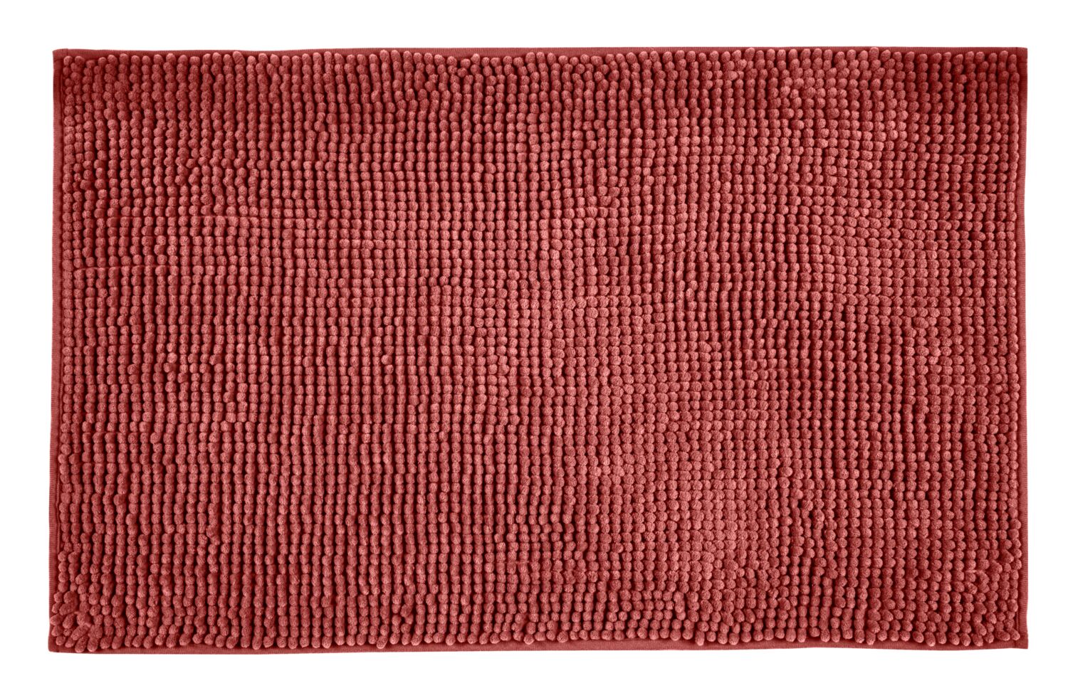 Tapis de bain chenille 50 x 80 cm rouge