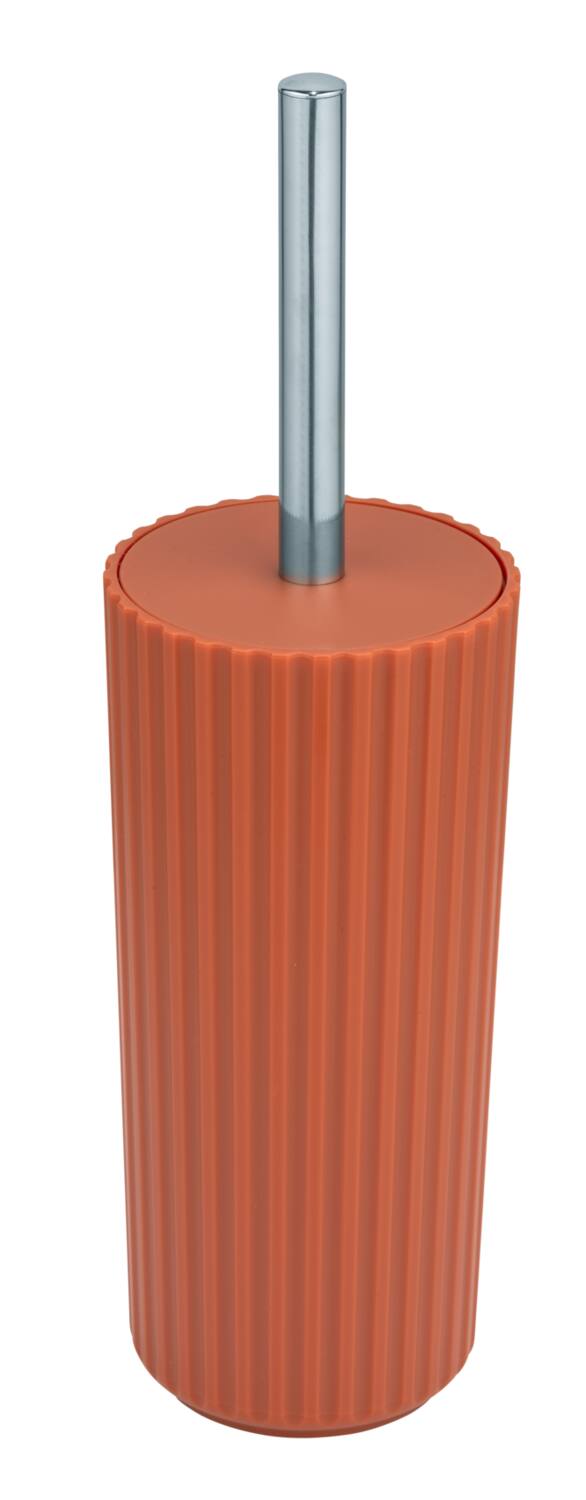 Brosse WC Minas polypropylène terracotte - ALLSTAR