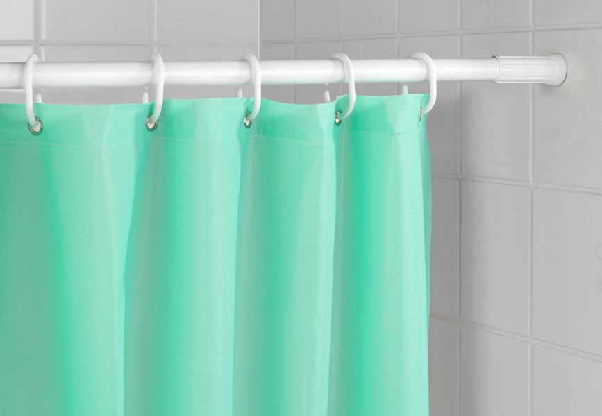 Barre de douche télescopique Ø22mm 70-120cm blanc - ALLSTAR