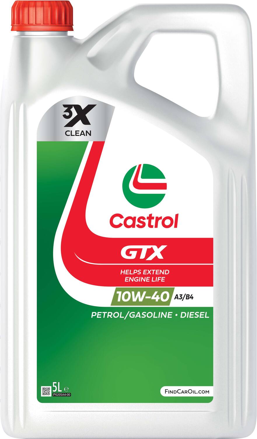 Huile pour moteur automobile GTX 10W-40 5L - CASTROL