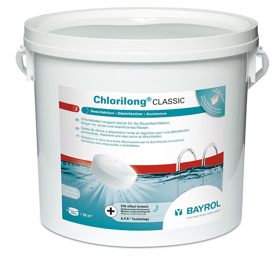 Traitement chlore piscine Chlorilong Classic 5kg - BAYROL