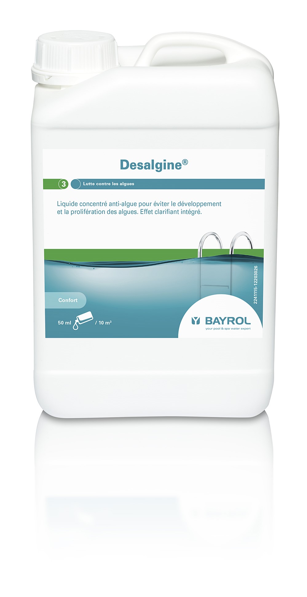 Traitement Anti-algues piscine Desalgine 3L - BAYROL