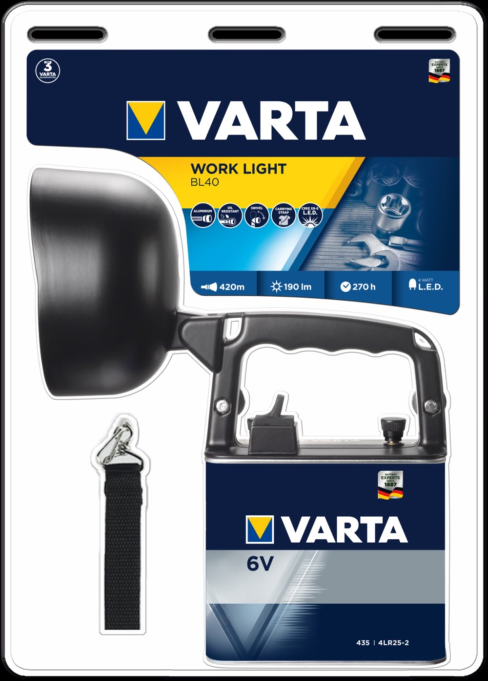 Lampe de travail BL40 - VARTA