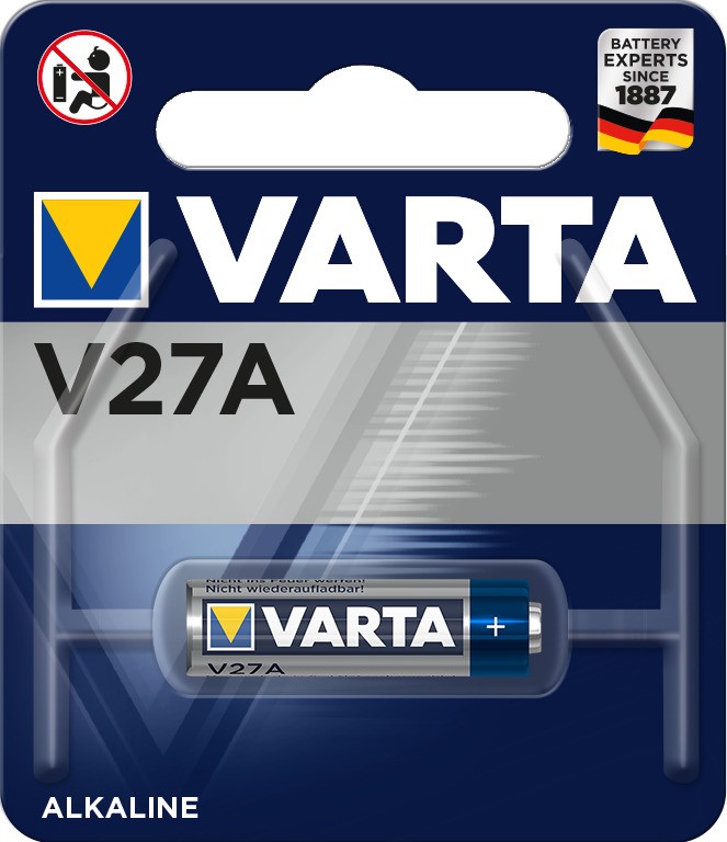 Pile Varta Alcaline V27A 12V Blister1 VARTA