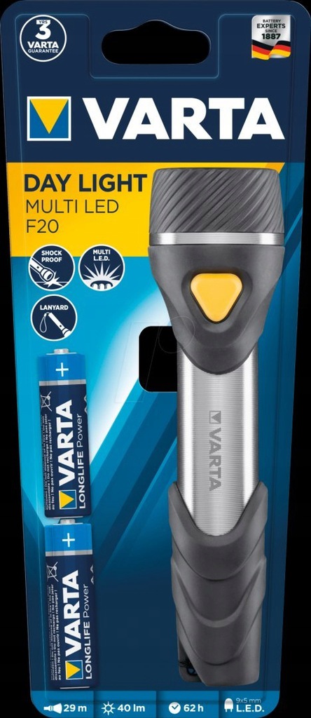 Lampe torche LED Day Light VARTA