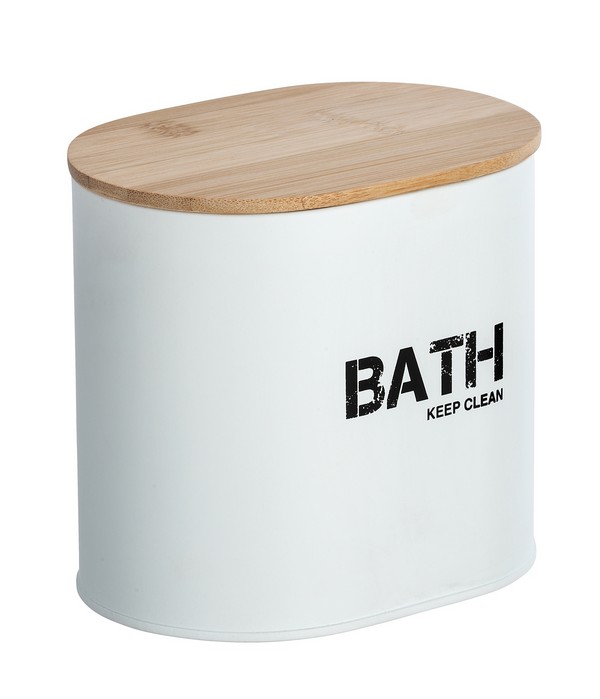 Boîte sdb avec couvercle gara blanc